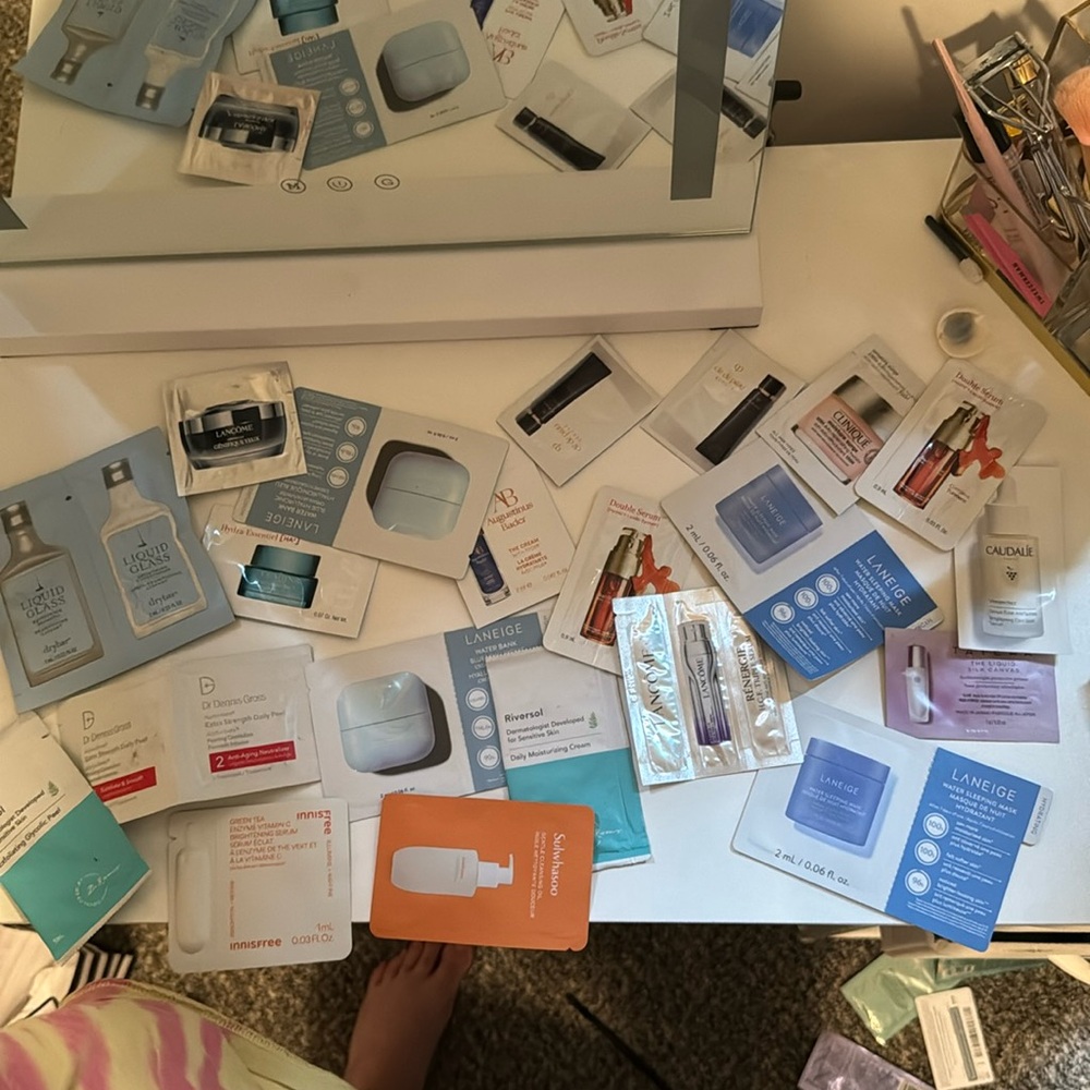 Skincare samples